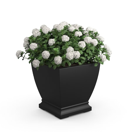 Mayne Acadia 20in Tall Planter - Black 5920-B